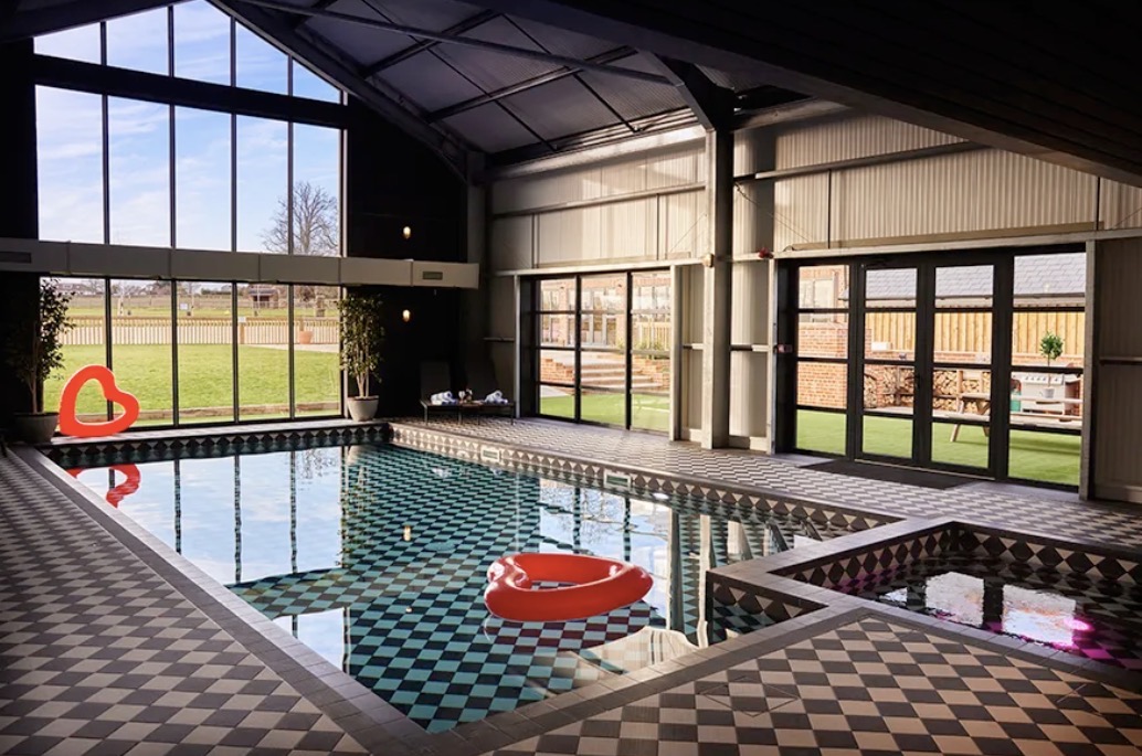 Heated outdoor pool