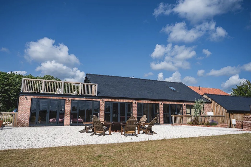 Outdoor dining area